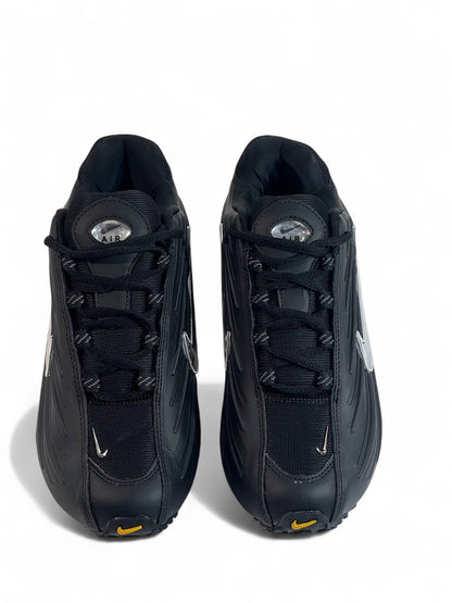 🖤 Nike Shox Black Chrome Edition 👟 | Bold Power. Timeless Style.