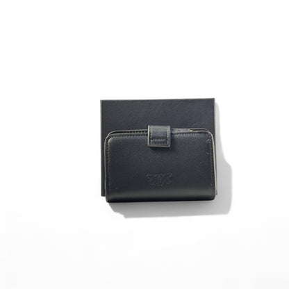 🖤 Pinko Love Birds Wallet – Black with Gold Buckle Closure ✨