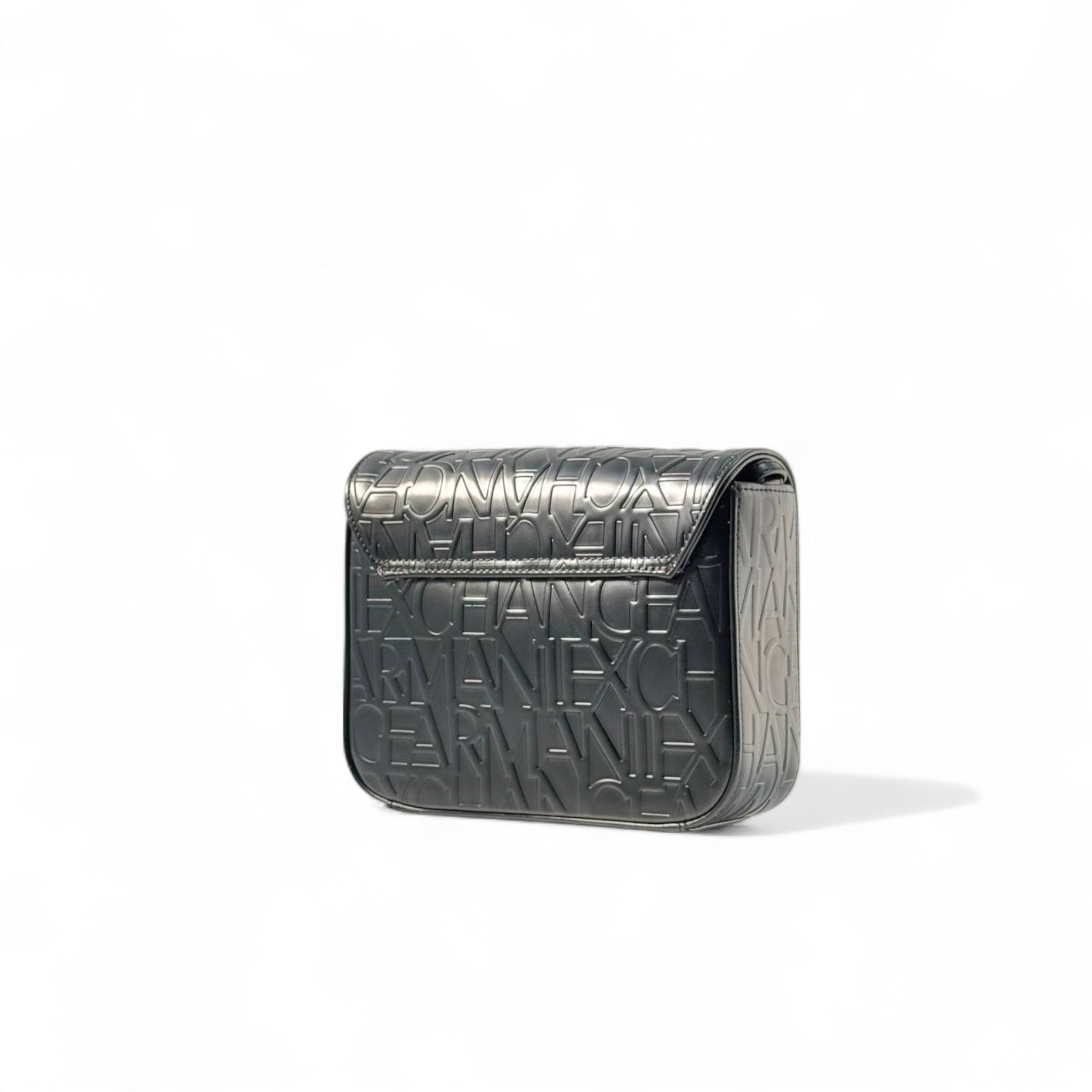 🖤 Armani Exchange Black Logo Embossed Crossbody – Mini Luxe