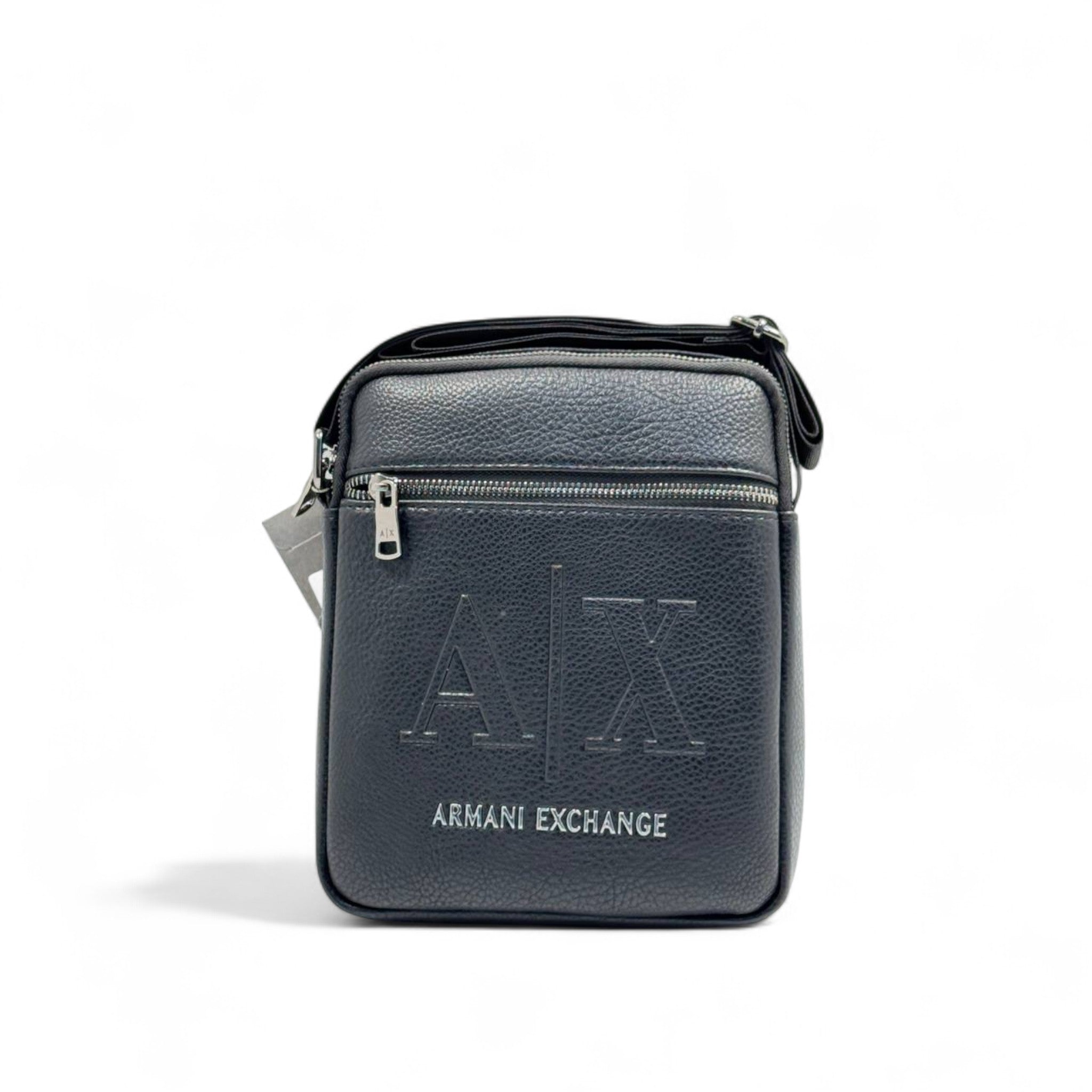 Armani Exchange Crossbody Bag – Black Pebbled Leather 💼✨