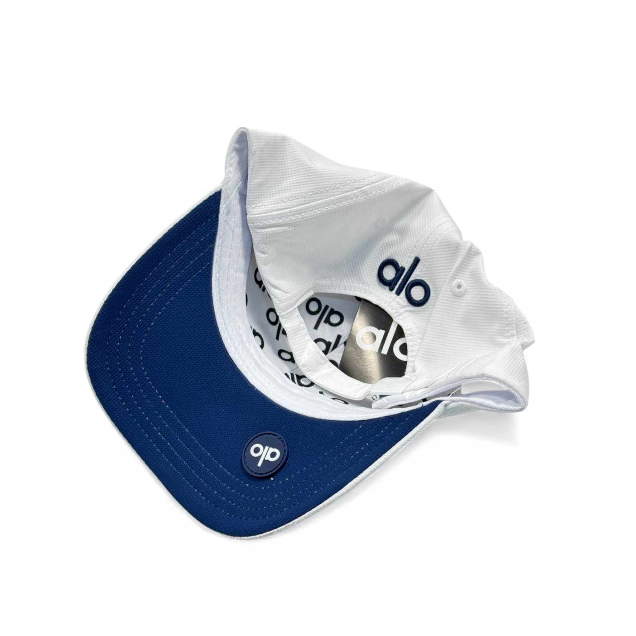 ALO Signature Cap – White Minimal Edition 🤍