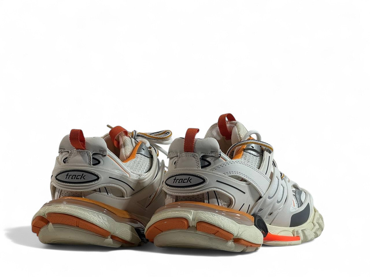 🔥 Balenciaga Track White Orange 👟 | Power Meets Style