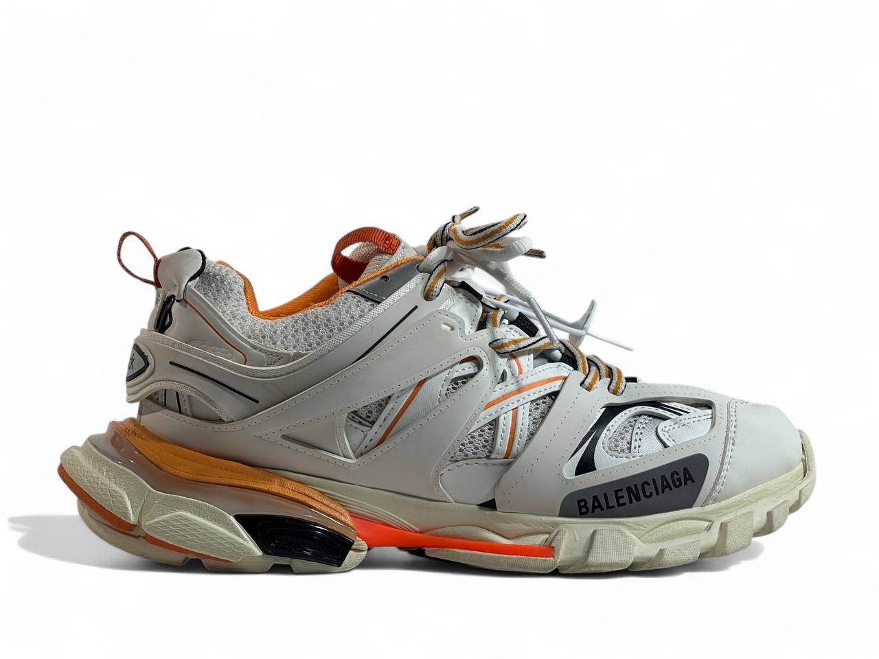 🔥 Balenciaga Track White Orange 👟 | Power Meets Style