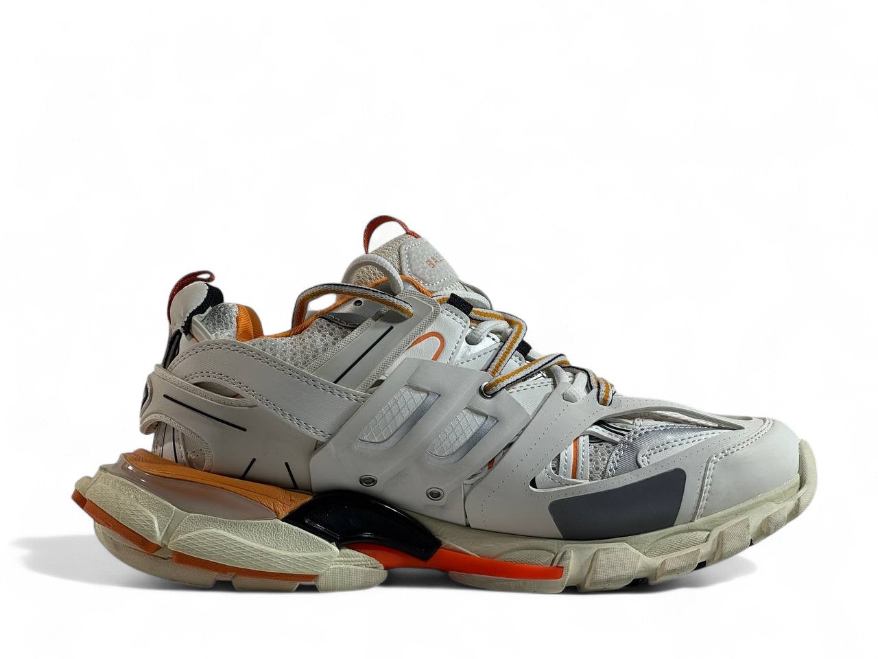 🔥 Balenciaga Track White Orange 👟 | Power Meets Style