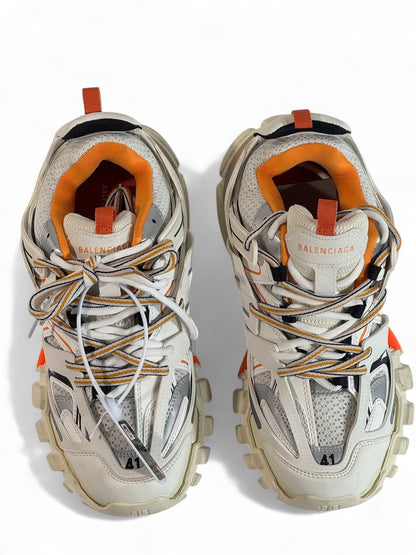 🔥 Balenciaga Track White Orange 👟 | Power Meets Style