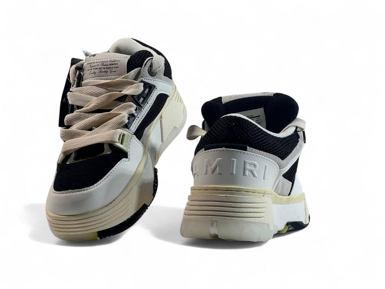 🔥 Amiri Skel Top White Black 👟 | Power Meets Style