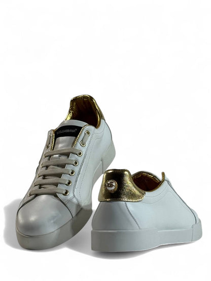 ✨ Dolce & Gabbana Portofino White Gold 👟 | Power Meets Elegance