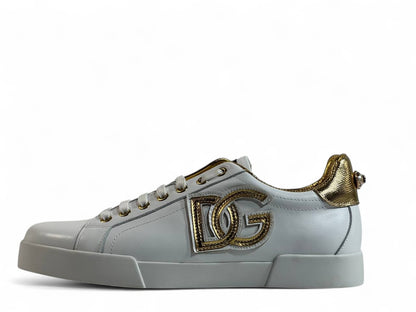 ✨ Dolce & Gabbana Portofino White Gold 👟 | Power Meets Elegance