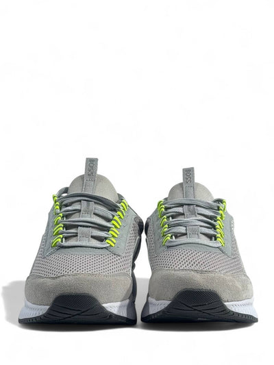 Hugo Boss Skyline Sneakers – Grey Edition with Neon Accents