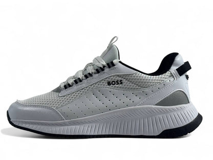 ⚪ Hugo Boss Velocity Sneakers – White Edition 👟