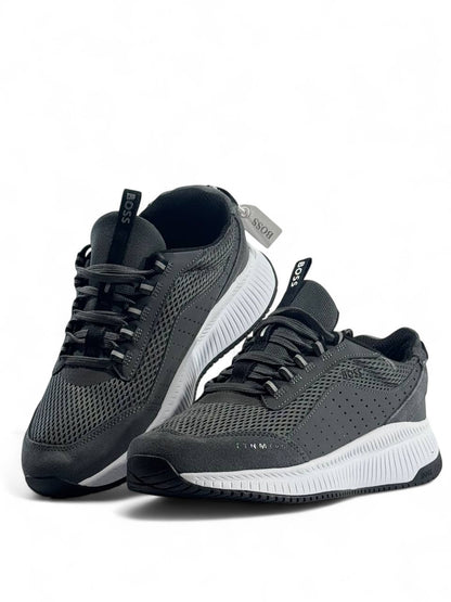 ⚙️ Hugo Boss Motion Sneakers – Grey Edition 👟