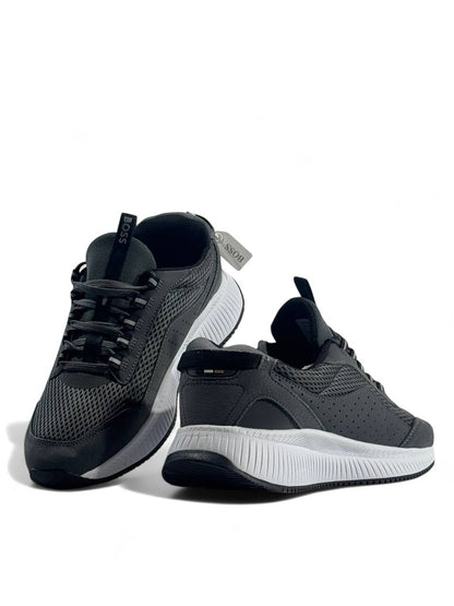 ⚙️ Hugo Boss Motion Sneakers – Grey Edition 👟