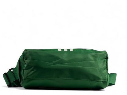 💚 Adidas Triple-Stripe Crossbody Bag – Emerald Edition 💚