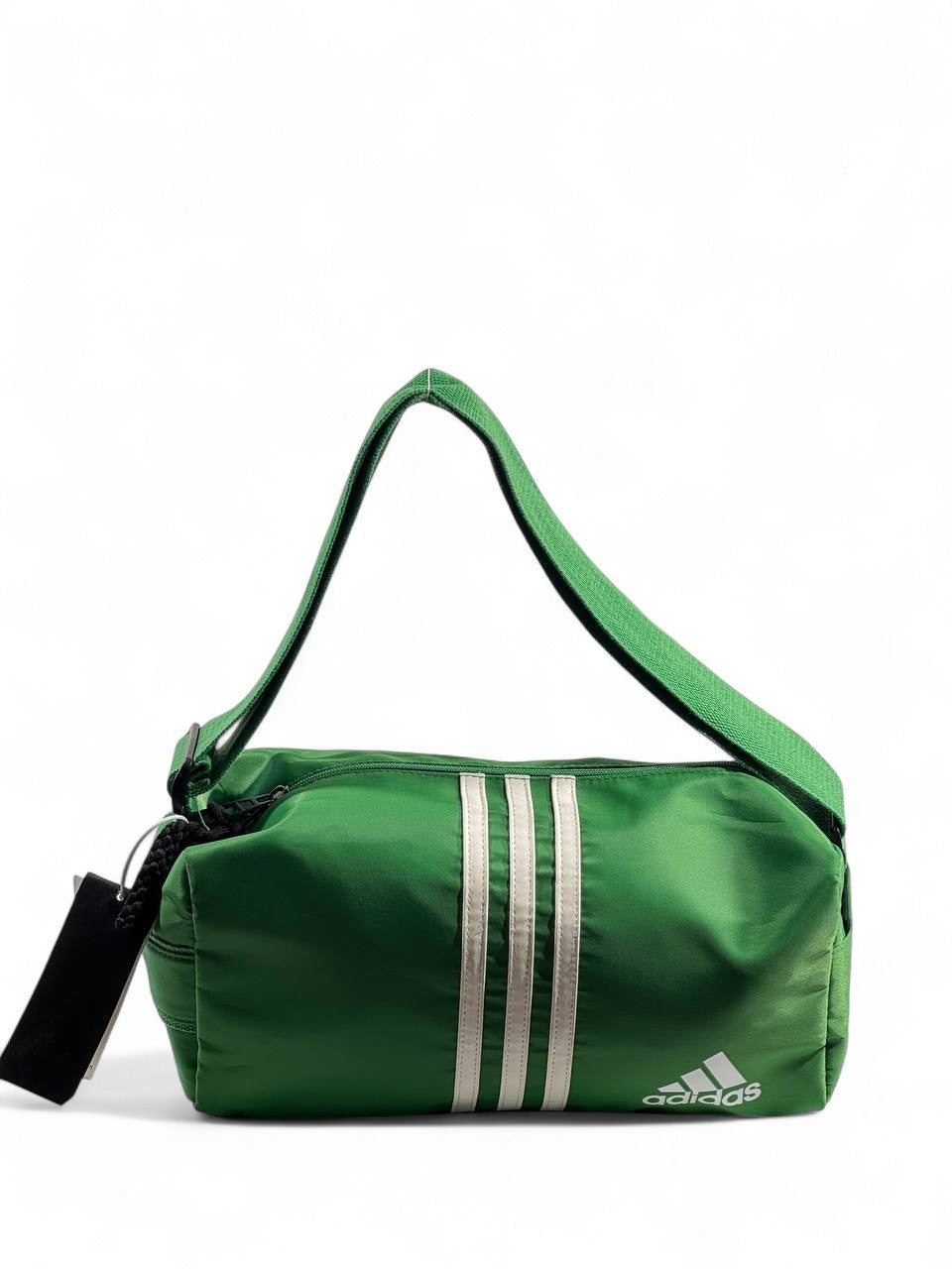 💚 Adidas Triple-Stripe Crossbody Bag – Emerald Edition 💚