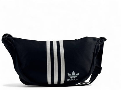 🖤 Adidas Originals Waist & Crossbody Bag – Triple Stripe Edition 🖤