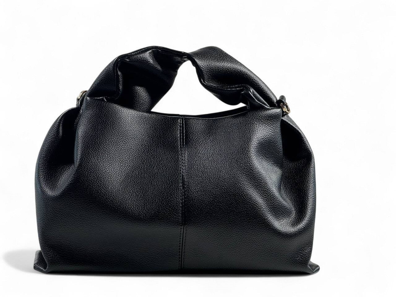 🖤 Polène Folded Leather Tote Bag – Noir Elegance Edition 🖤