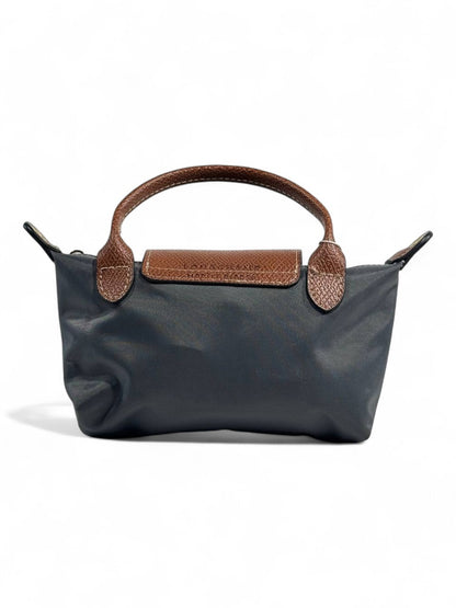 🖤 Longchamp Le Pliage Mini Tote – Charcoal Edition 🖤