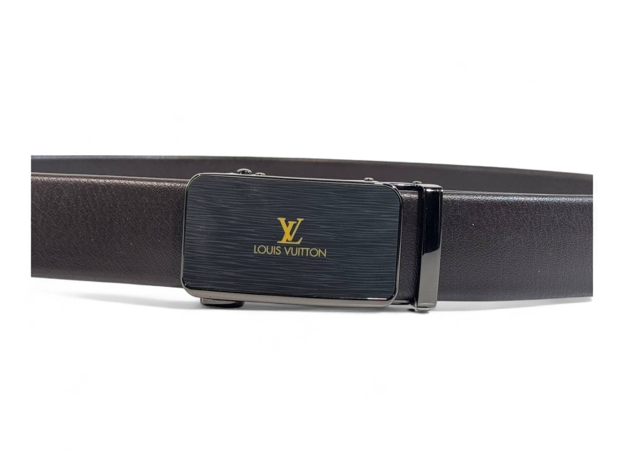 🤎 Louis Vuitton Classic Brown Leather Belt – 135 cm Elegance Edition ✨
