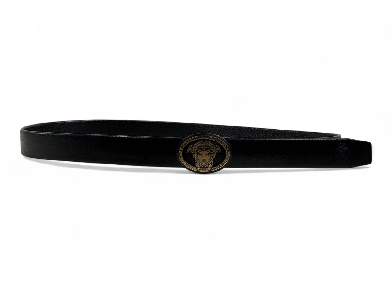 🖤 Versace Medusa Signature Black Leather Belt – 135 cm Edition 👑