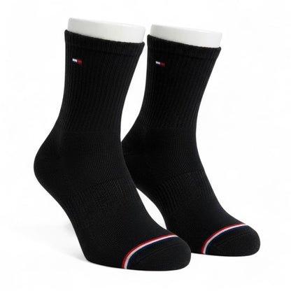 🧦 Tommy Hilfiger Classic Black Socks – Pack of 3 👟