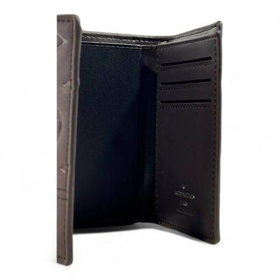Louis Vuitton Monogram Embossed Trifold Wallet – Chocolate Brown Edition