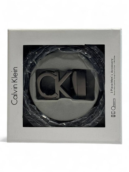 🖤 Calvin Klein Monogram Belt – 135cm (Matte Black Edition) ⚡️