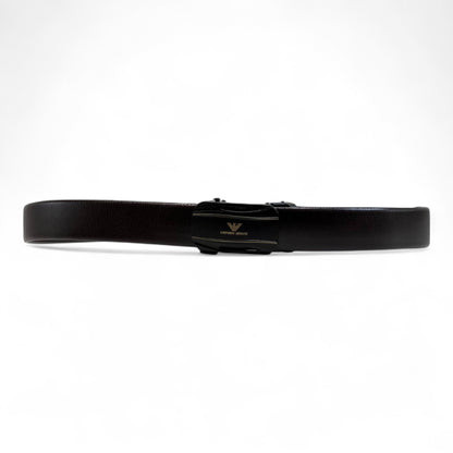 🖤 Emporio Armani Automatic Leather Belt – 135cm (Black Elegance) ✨
