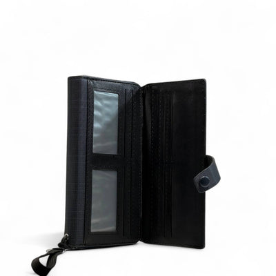 Montblanc Blue Check Long Wallet – Signature Edition