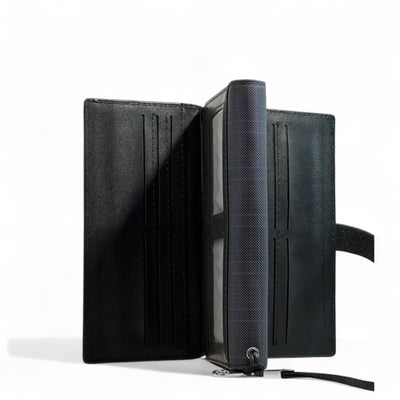 Montblanc Blue Check Long Wallet – Signature Edition