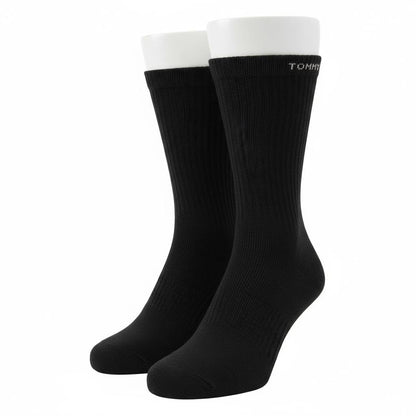 🖤 Tommy Hilfiger Classic Black Socks – 3 Pairs Pack 🧦✨