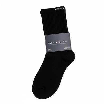 🖤 Tommy Hilfiger Classic Black Socks – 3 Pairs Pack 🧦✨
