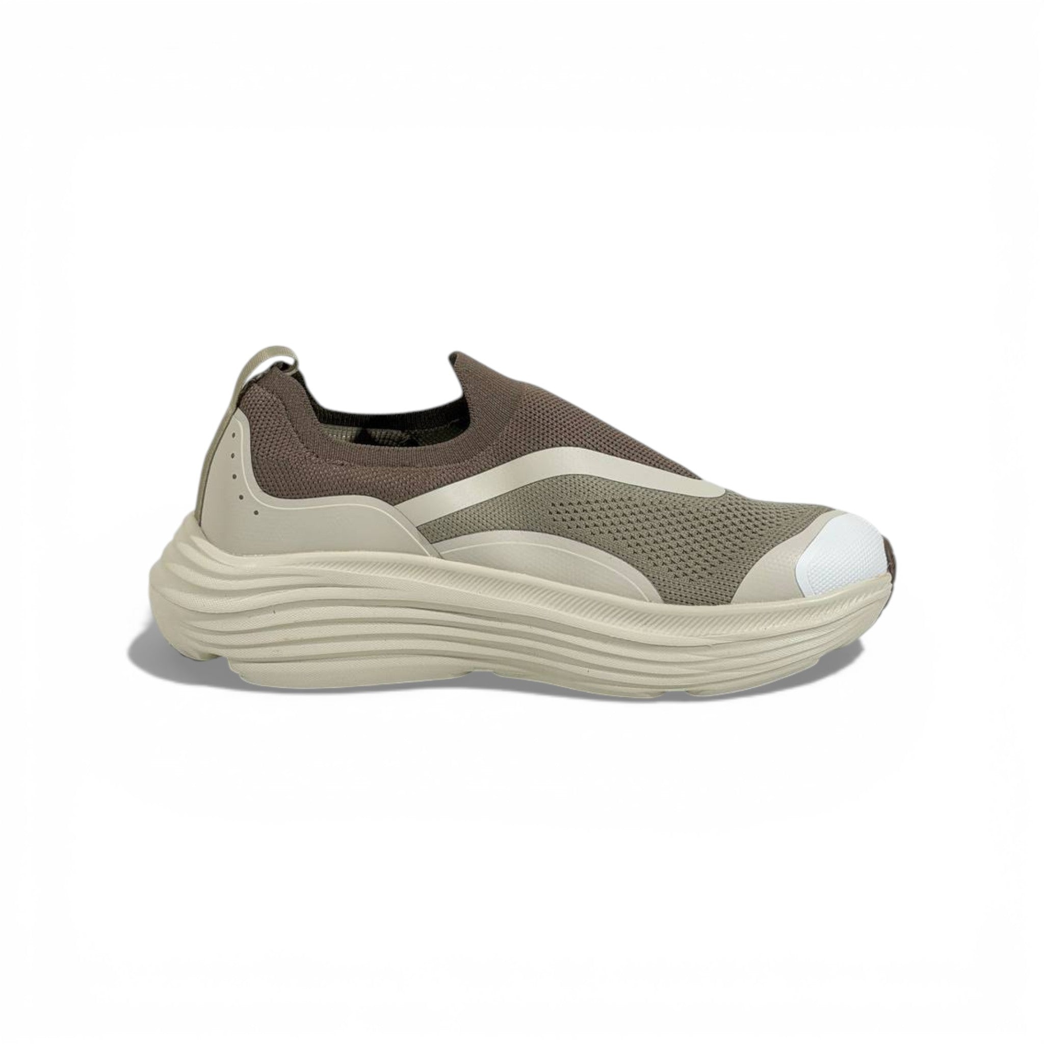 🤎 Skechers Max Cushion Slip-On Sneakers – Premium Comfort in a Neutral Tone 👟✨