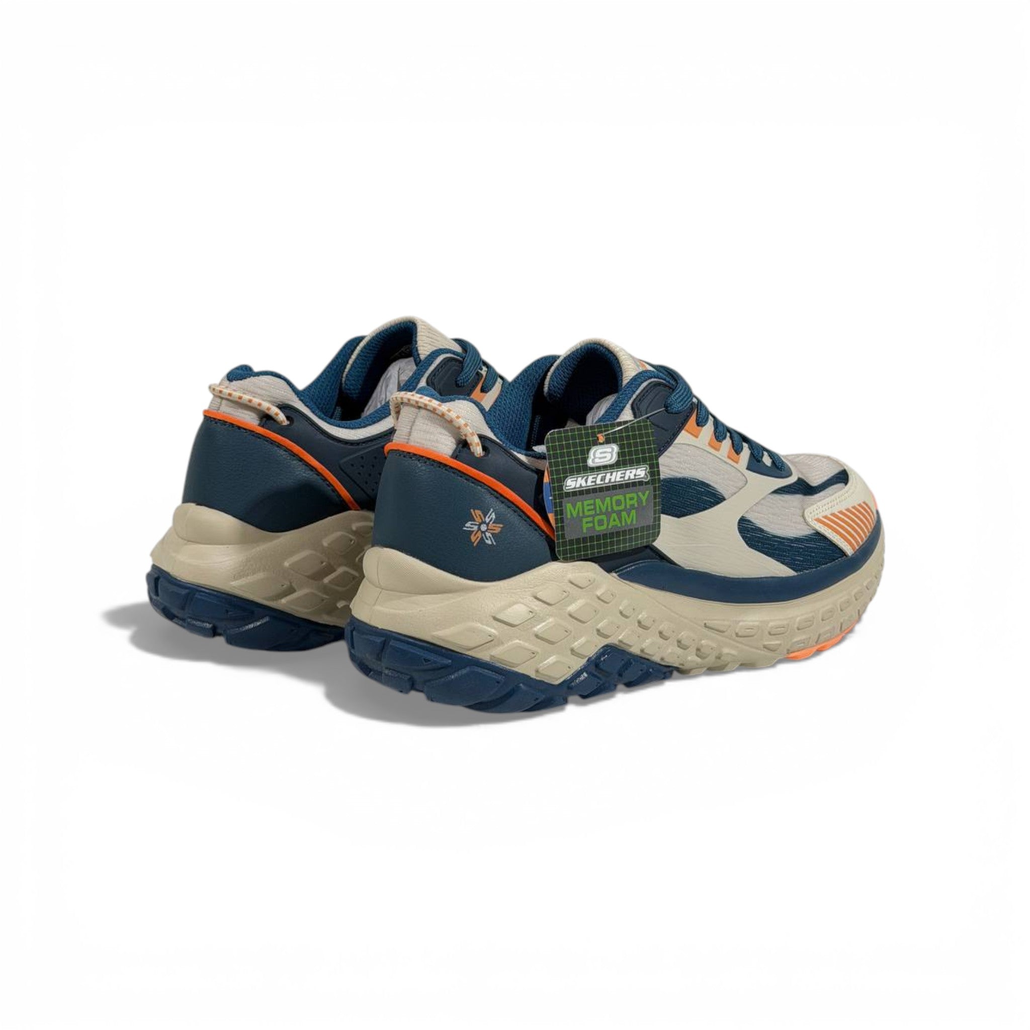 🟦🟧 Skechers Monster Evo Sneakers – Rugged Performance & All-Day Comfort 👟🔥