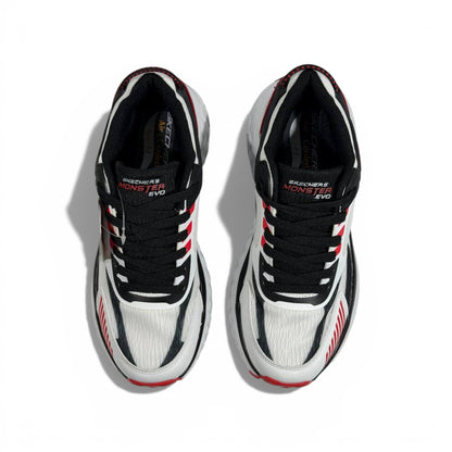 🔴⚫ Skechers Monster Evo Sneakers – Bold Style, Rugged Comfort & Performance 👟🔥