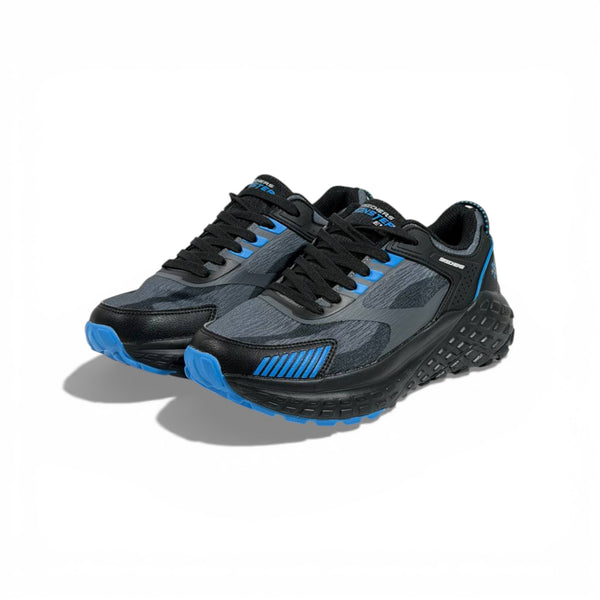 🔵⚫ Skechers Monster Evo Sneakers – Rugged Performance with Bold Sporty Style 👟🔥