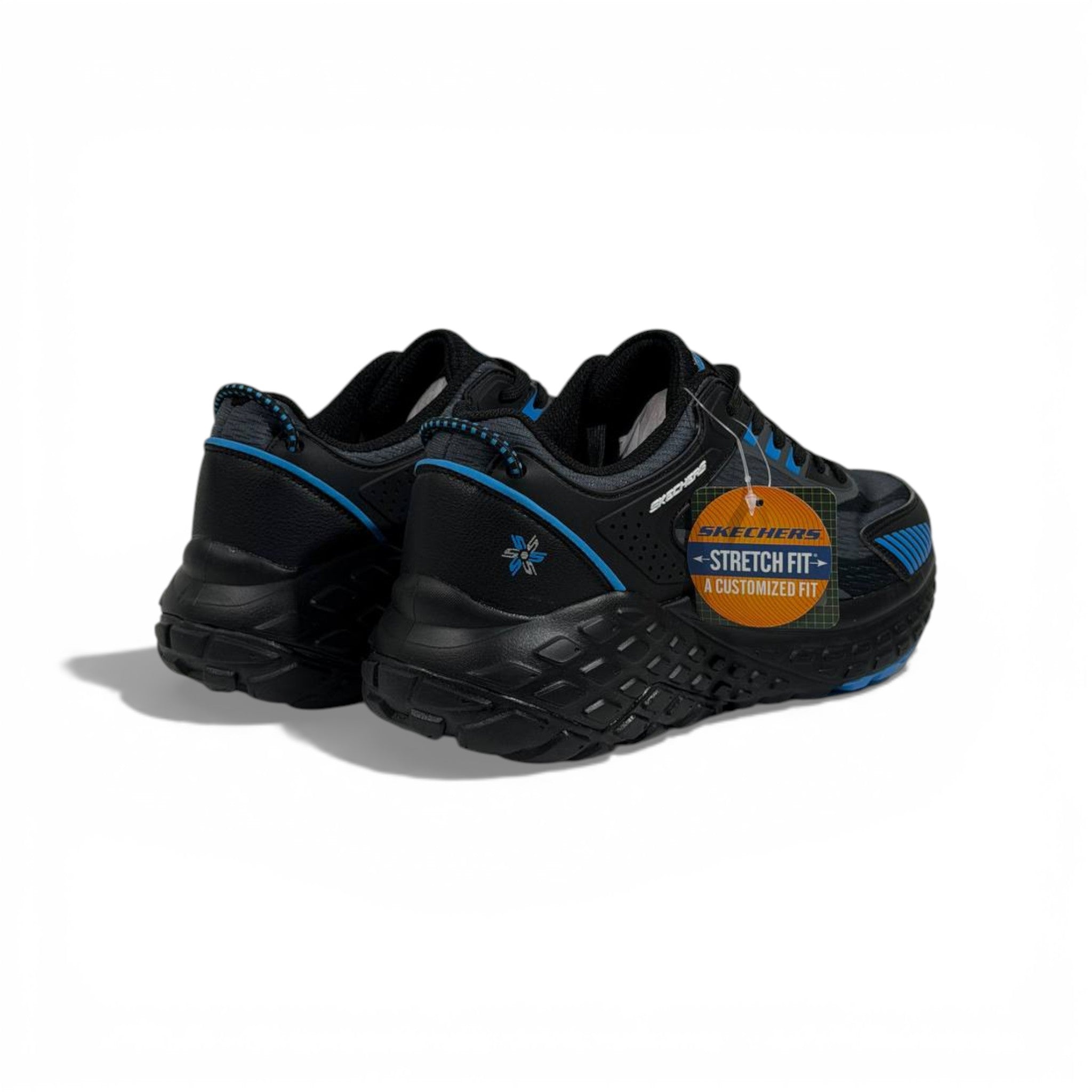 🔵⚫ Skechers Monster Evo Sneakers – Rugged Performance with Bold Sporty Style 👟🔥