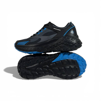 🔵⚫ Skechers Monster Evo Sneakers – Rugged Performance with Bold Sporty Style 👟🔥