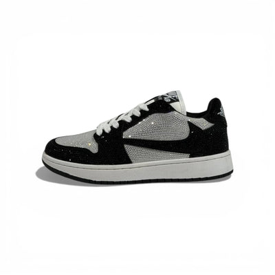 ✨ Nike Crystal Edition Low-Top Sneakers – Luxury Street Style with Iconic Design 👟✨