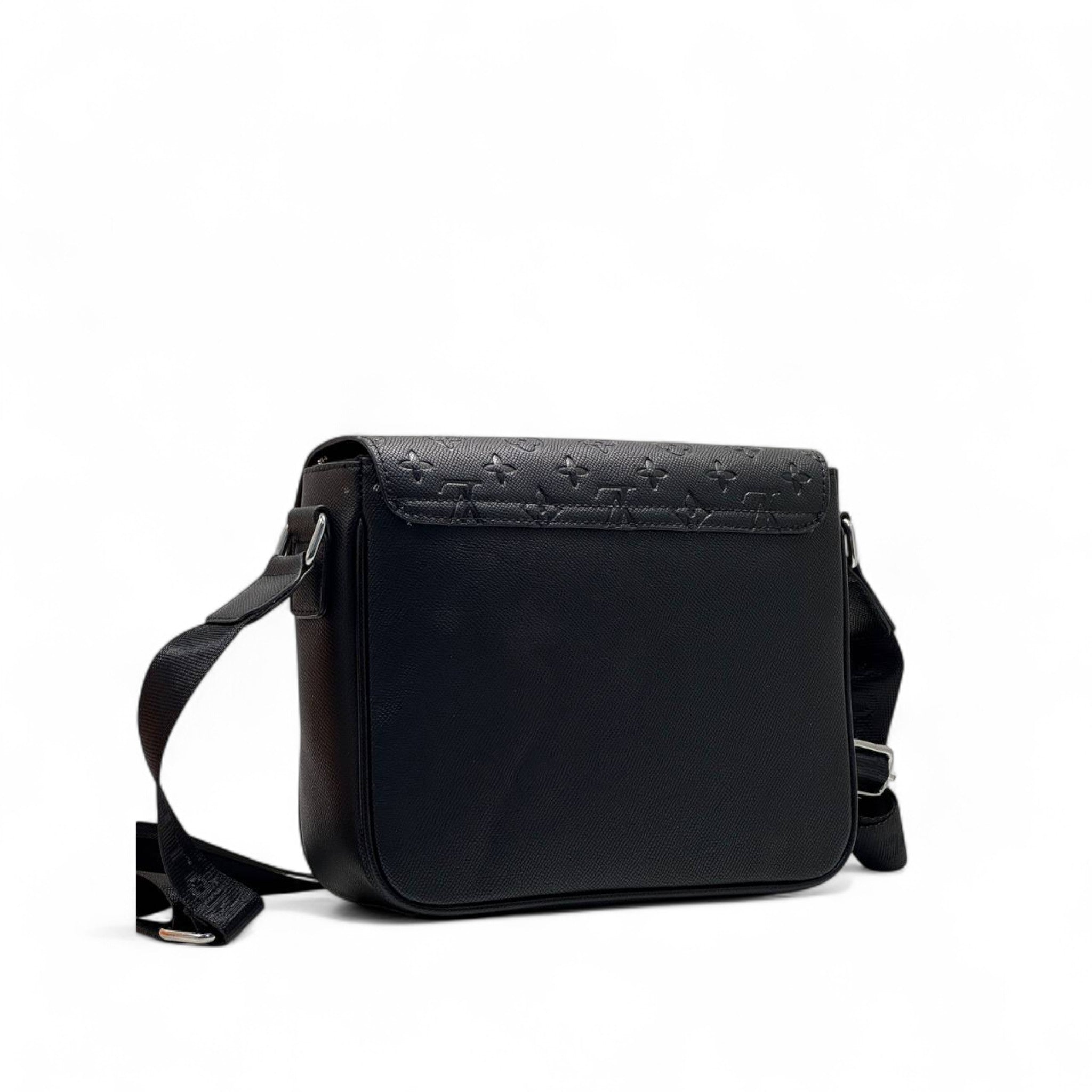 Louis Vuitton Monogram Embossed Crossbody – Classic Black Luxe 🖤🎒