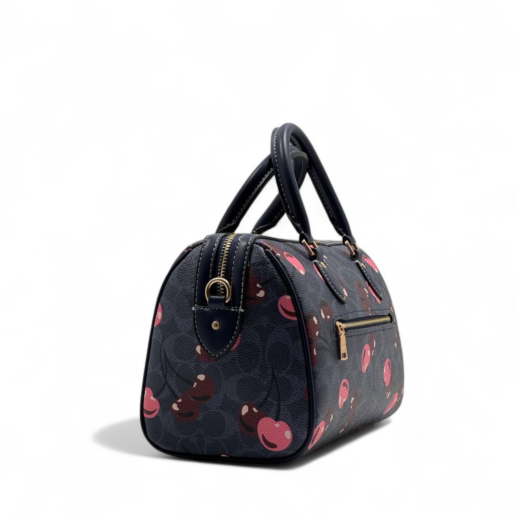Coach Cherry Print Signature Satchel – Sweet & Stylish 🍒👜