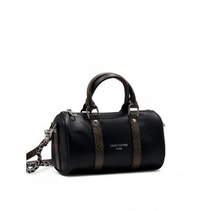 Louis Vuitton Monogram Duffle Shoulder Bag – Black Elegance 🖤🧳