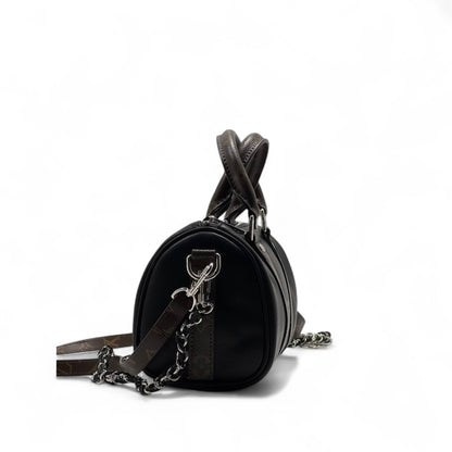 Louis Vuitton Monogram Duffle Shoulder Bag – Black Elegance 🖤🧳