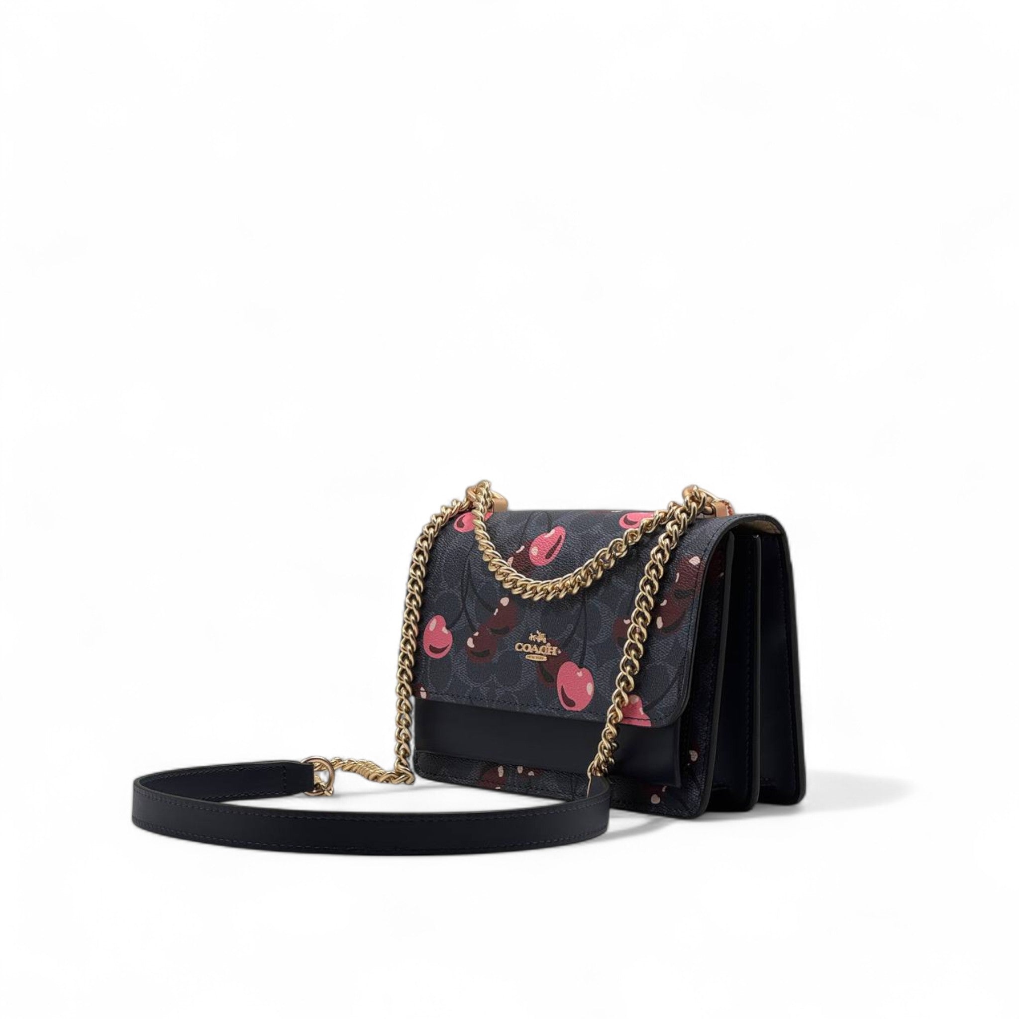 Coach Cherry Print Chain Crossbody – Sweet Meets Sophisticated 🍒✨