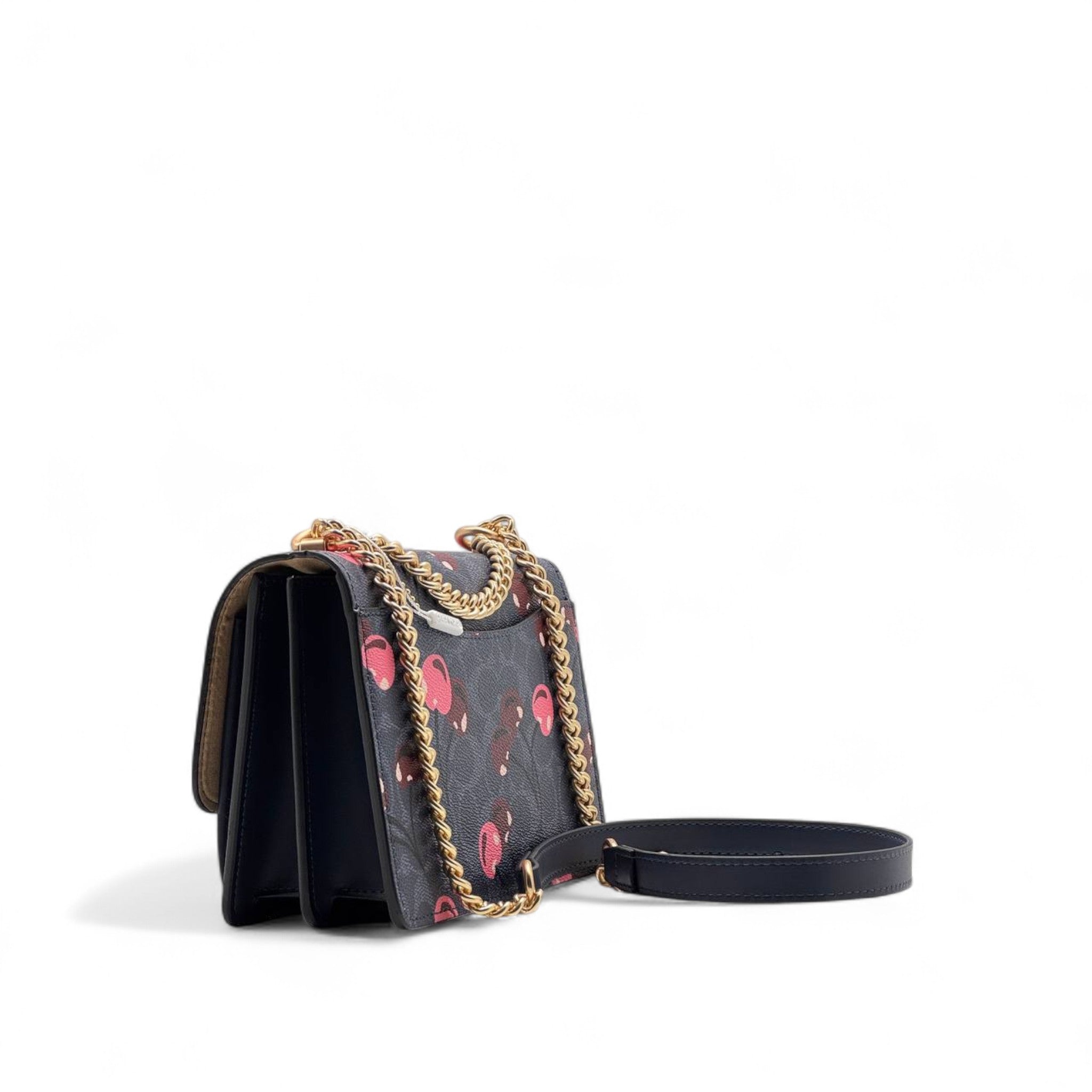 Coach Cherry Print Chain Crossbody – Sweet Meets Sophisticated 🍒✨