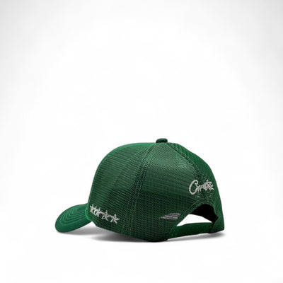 Corteiz Tank Trucker Cap – Green Uprise Edition