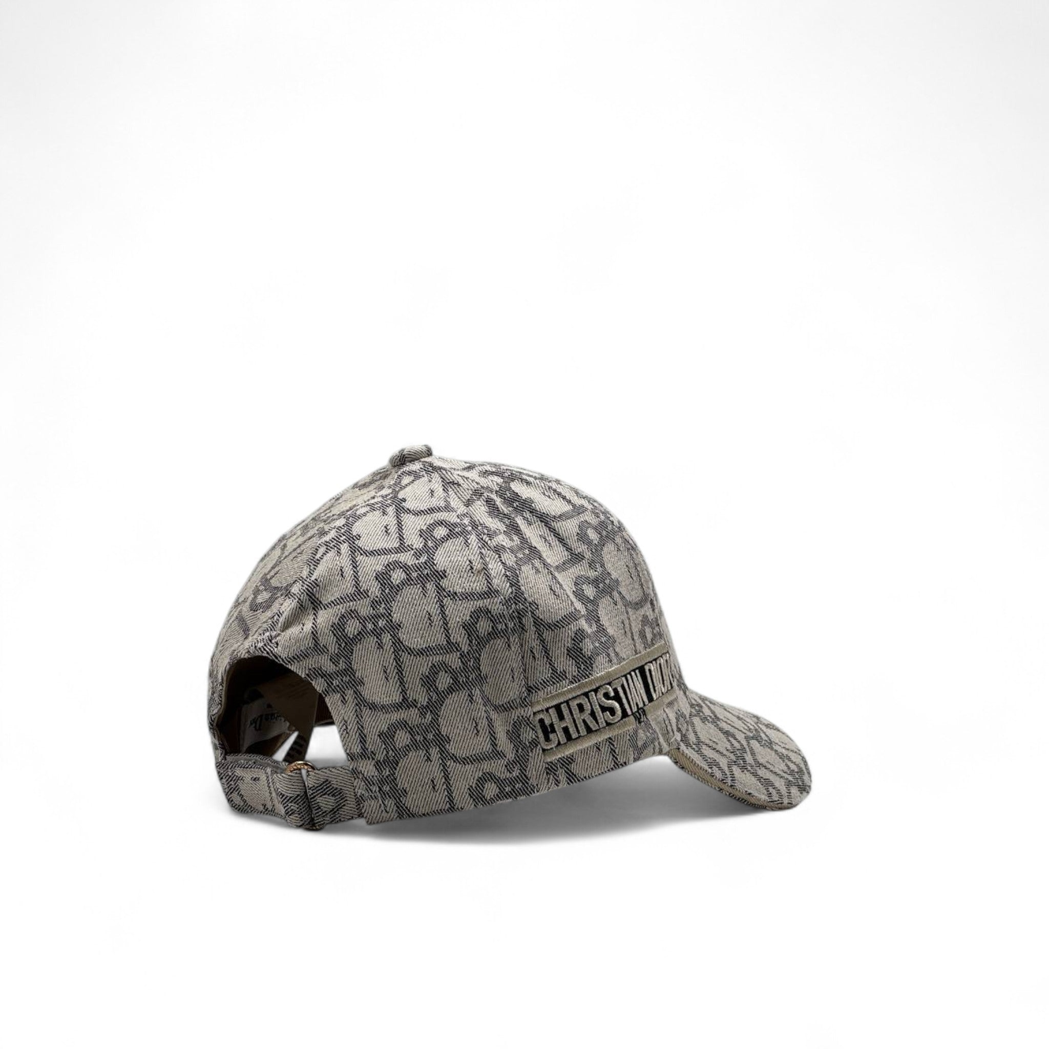 Christian Dior Oblique Monogram Cap – Grey Heritage Edition 🧢✨