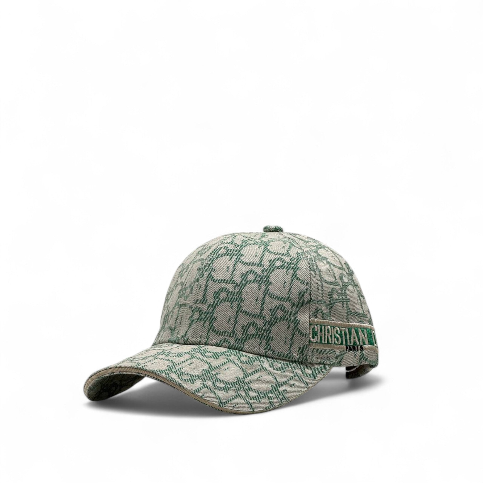 Christian Dior Oblique Monogram Cap – Olive Green Edition 🧢🌿