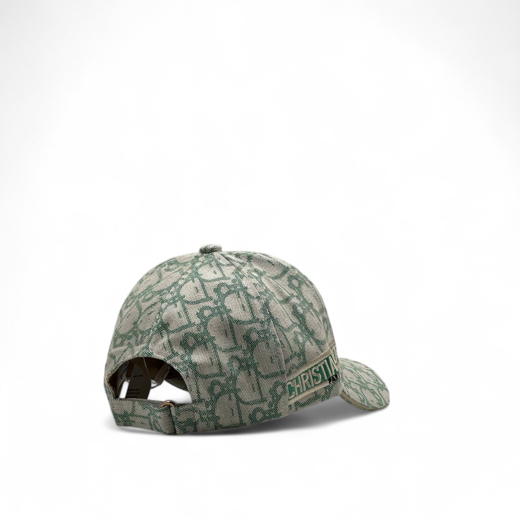 Christian Dior Oblique Monogram Cap – Olive Green Edition 🧢🌿