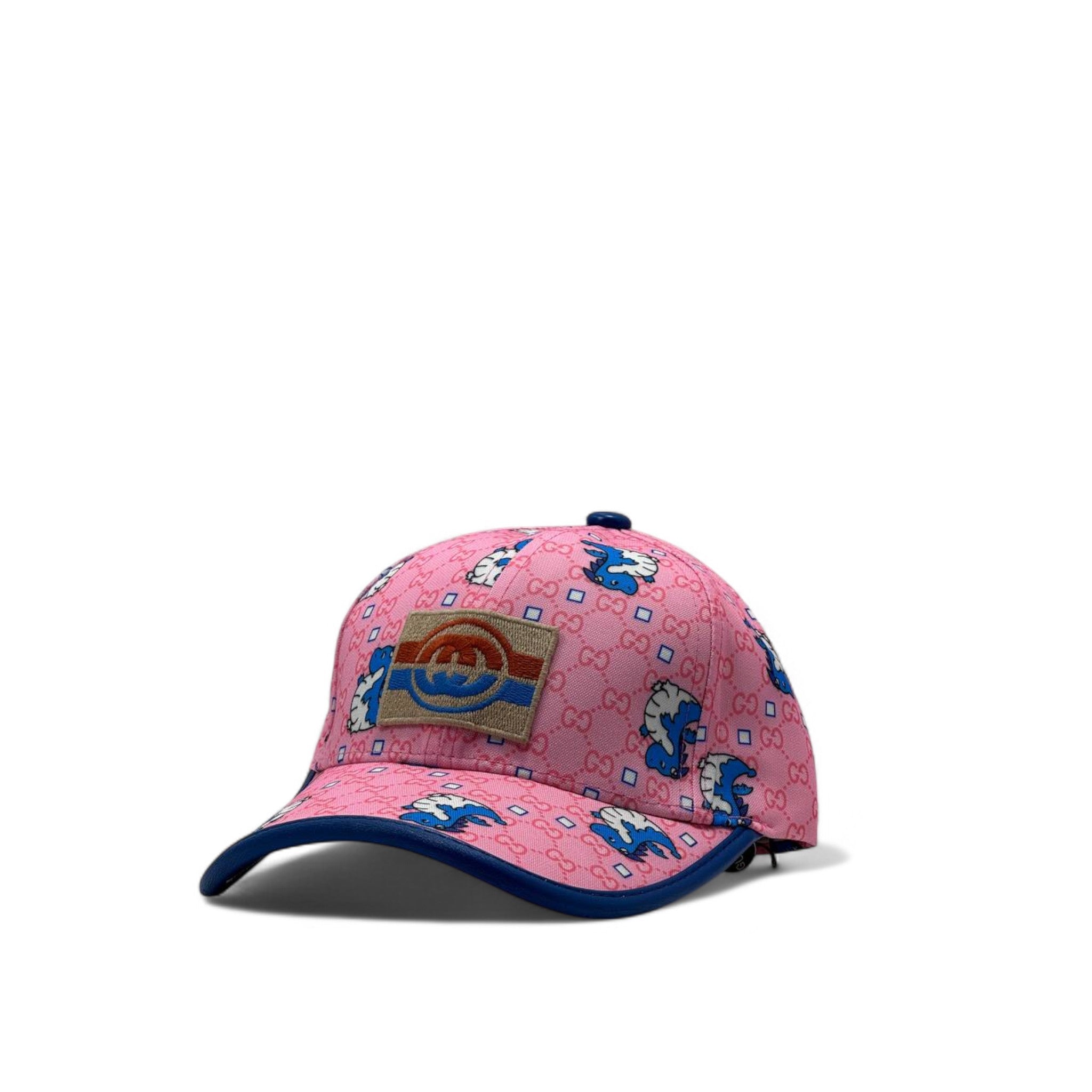 Gucci Dino Monogram Cap – Pink & Blue Kids Edition 🦖💖