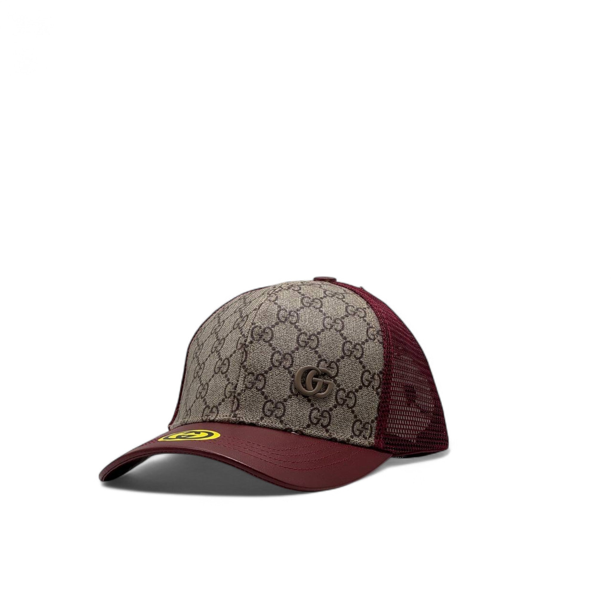 Gucci GG Supreme Mesh Cap – Maroon Edition 🍷🧢